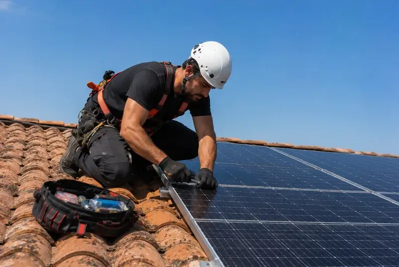 Maintenance et monitoring de panneaux solaires à Bourg-lès-Valence